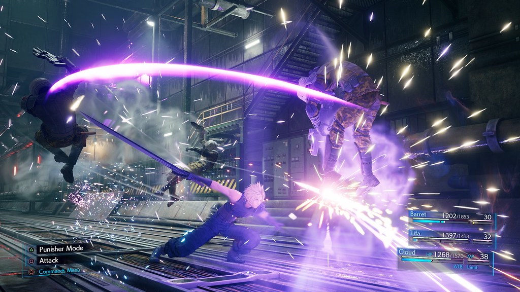 New Final Fantasy VII Remake Screens Feature Cloud, Combat and More, Nexus Gaming LLC